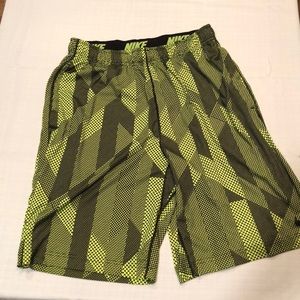 Men’s Nike Athletic Short in Black and Neon Yellow